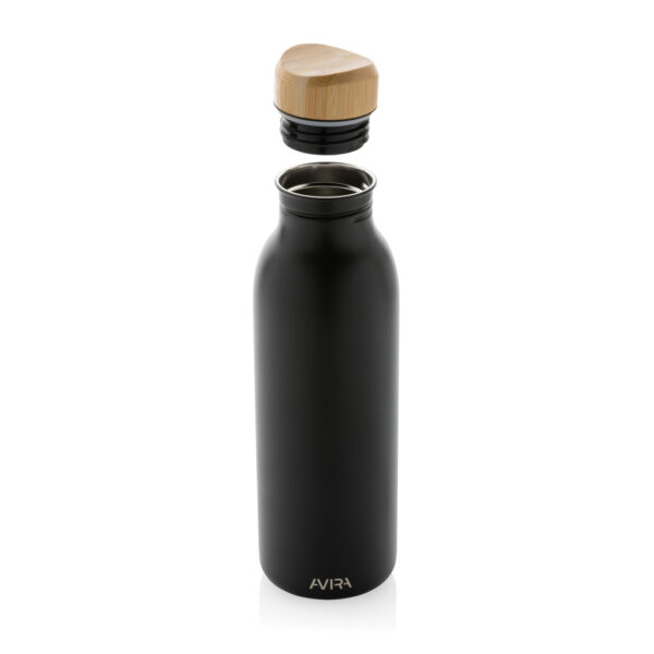 Avira Alcor RCS Re-steel single wall water bottle 600 ML - Black