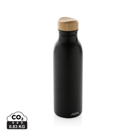 Avira Alcor RCS Re-steel single wall water bottle 600 ML - Black