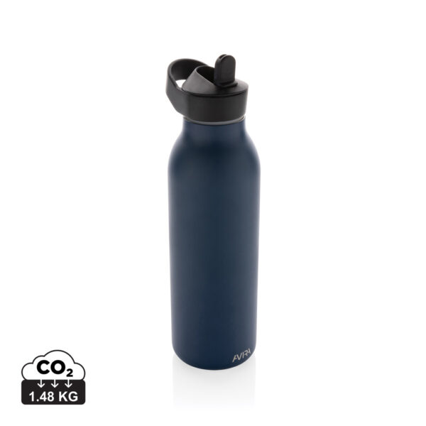 Avira Ara RCS Re-steel fliptop water bottle 500ml - Navy