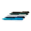 X9 frosted pen with silicone grip - Black