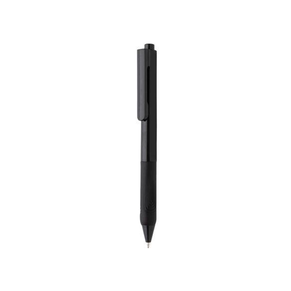 X9 solid pen with silicone grip - Black