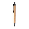 Write wheatstraw and cork pen - Black