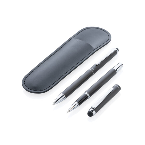 Swiss Peak deluxe pen set in PU pouch - Pens