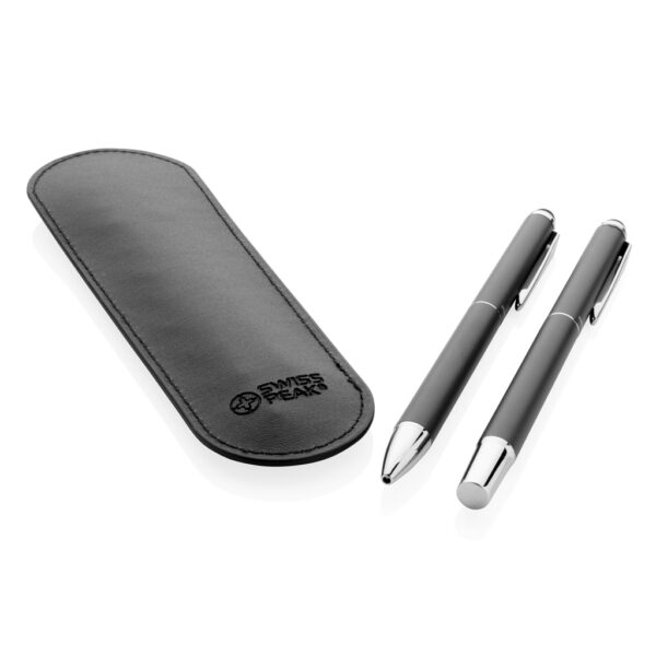 Swiss Peak deluxe pen set in PU pouch - Pens