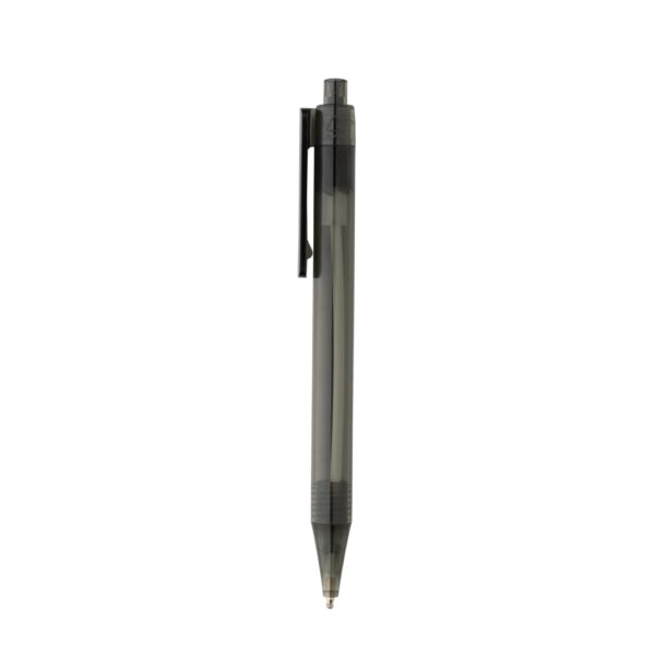 GRS RPET X8 transparent pen - Black