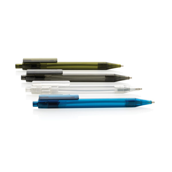 GRS RPET X8 transparent pen - Black