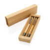 Bamboo modern pen set in box - Pens