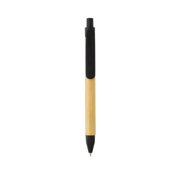 Write responsible recycled paper barrel pen - Black