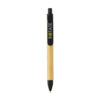 Write responsible recycled paper barrel pen - Black