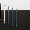 Aluminum inkless pen with eraser - Black