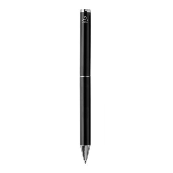 Swiss Peak Cedar RCS certified recycled aluminium pen - Black