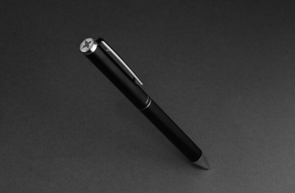 Swiss Peak Cedar RCS certified recycled aluminium pen - Black