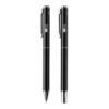 Swiss Peak Cedar RCS certified recycled aluminum pen set - Black