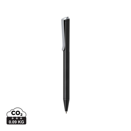 Xavi RCS certified recycled aluminium pen - Black