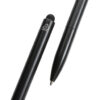 Kymi RCS certified recycled aluminium pen with stylus - Black