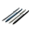 Kymi RCS certified recycled aluminium pen with stylus - Black