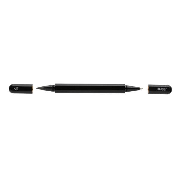 Swiss Peak Storm RCS recycled aluminum dual tip pen - Pens