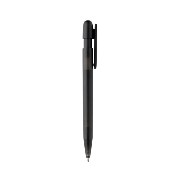 Devin GRS certified RABS pen transparent - Black