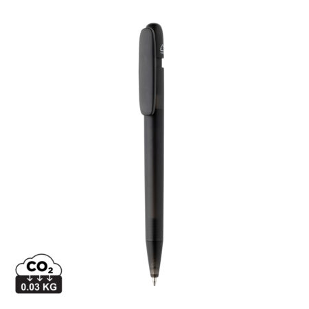 Devin GRS certified RABS pen transparent - Black