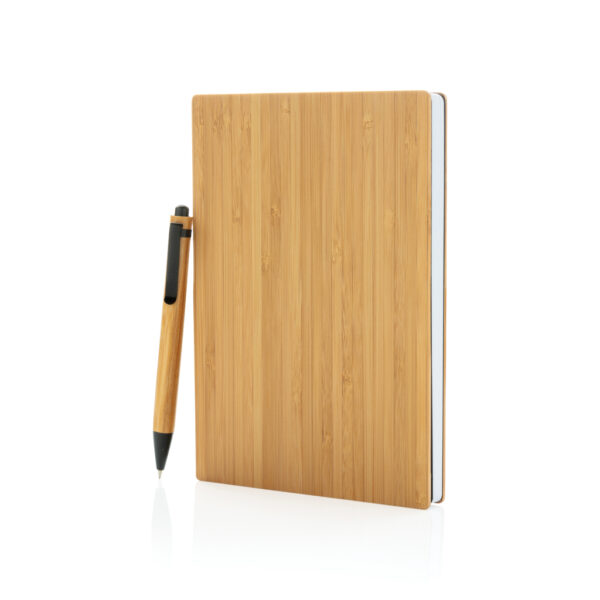 A5 Bamboo notebook & pen set - Events