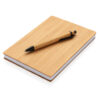 A5 Bamboo notebook & pen set - Events