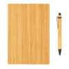 A5 Bamboo notebook & pen set - Events