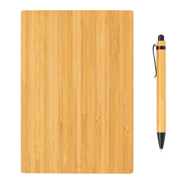 A5 Bamboo notebook & pen set - Events