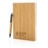 A5 Bamboo notebook & pen set - Events