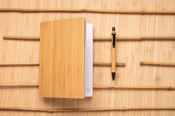 A5 Bamboo notebook & pen set - Events