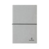 A5 recycled leather notebook - Light Grey