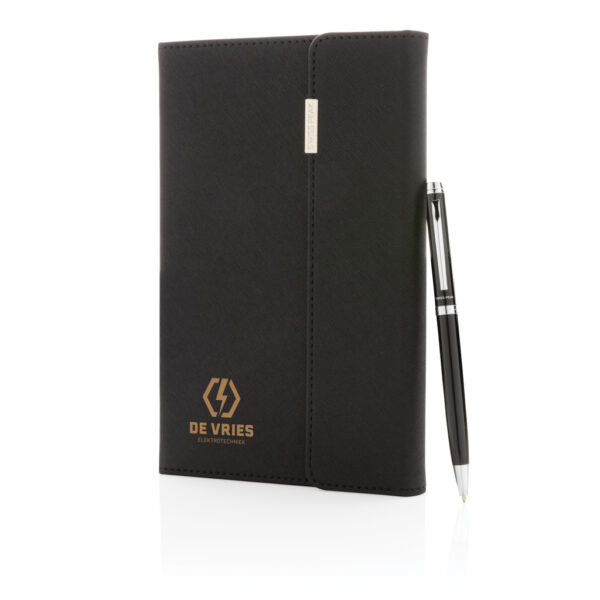 Swiss Peak deluxe A5 notebook and pen set - Events