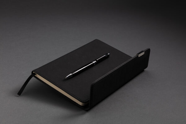 Swiss Peak deluxe A5 notebook and pen set - Events