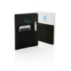 A5 Deluxe notebook with smart pockets - Black