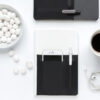 A5 Deluxe notebook with smart pockets - Black