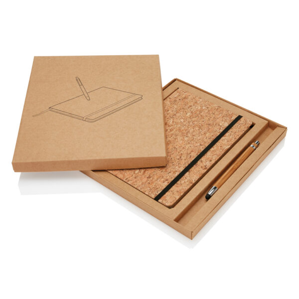 A5 notebook with bamboo pen including stylus - Notebooks