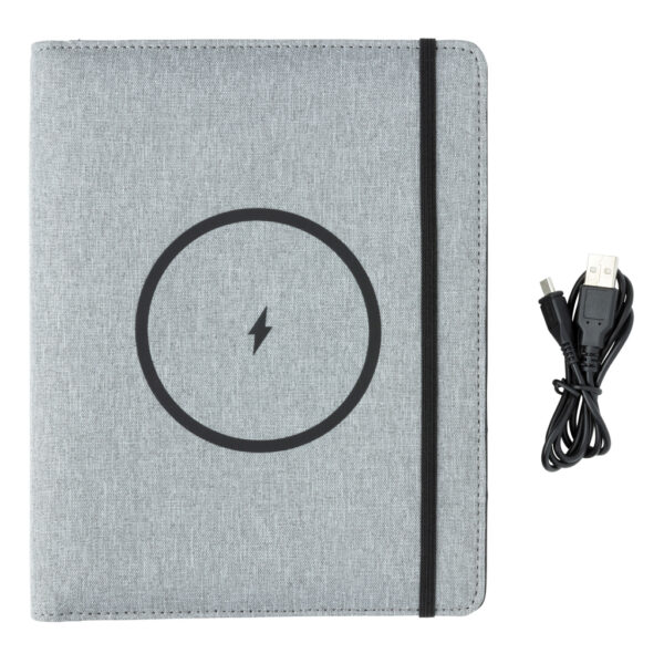 Air 5W wireless charging notebook with 5000mAh powerbank - Notebooks