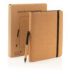 Deluxe cork portfolio A5 with pen - Office Supplies