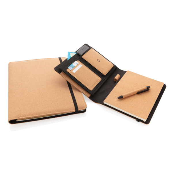 Deluxe cork portfolio A4 with pen - Office Supplies