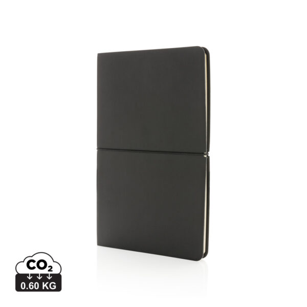 Modern deluxe softcover A5 notebook - Black