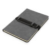 Deluxe hardcover PU notebook A5 with phone and pen holder - Notebooks