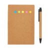 Kraft sticky notes A6 booklet with pen - Notebooks