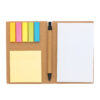 Kraft sticky notes A6 booklet with pen - Notebooks