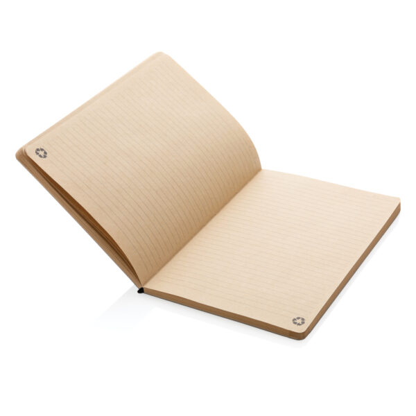 A5 cork & kraft notebook - Black