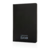 A5 Impact stone paper hardcover notebook - Black