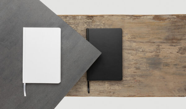 A5 Impact stone paper hardcover notebook - Black