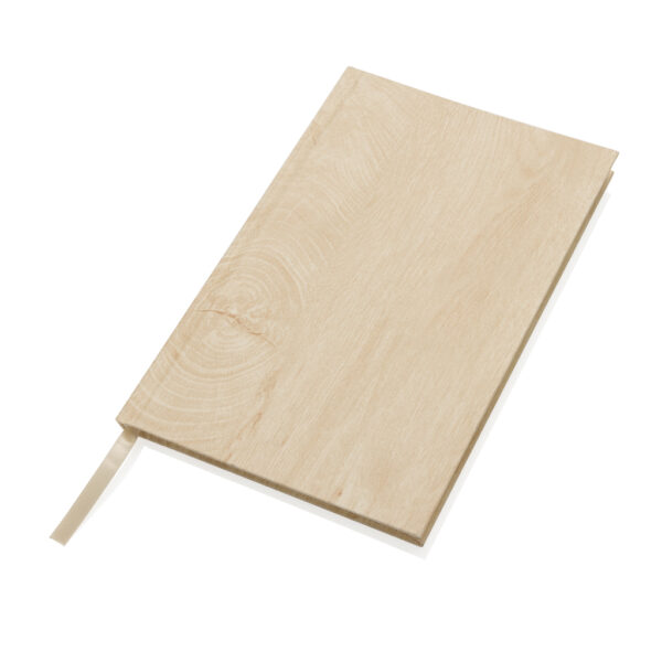 Kavana wood print A5 notebook - Light Brown