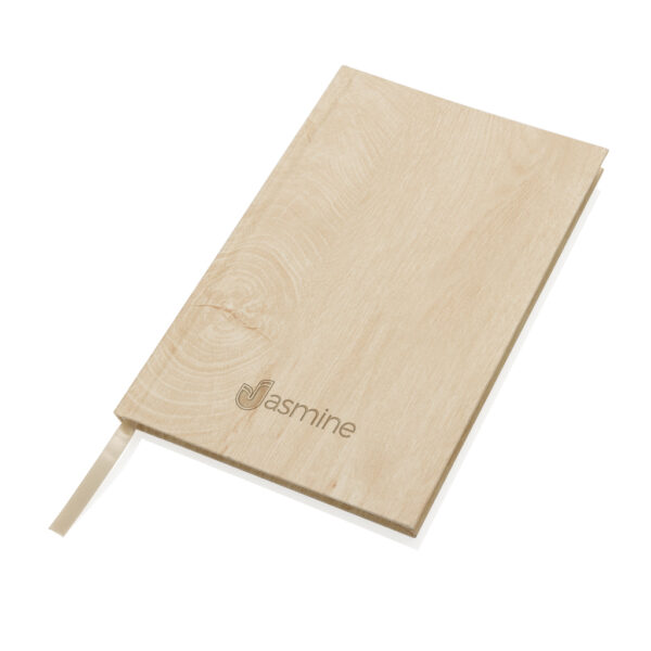 Kavana wood print A5 notebook - Light Brown