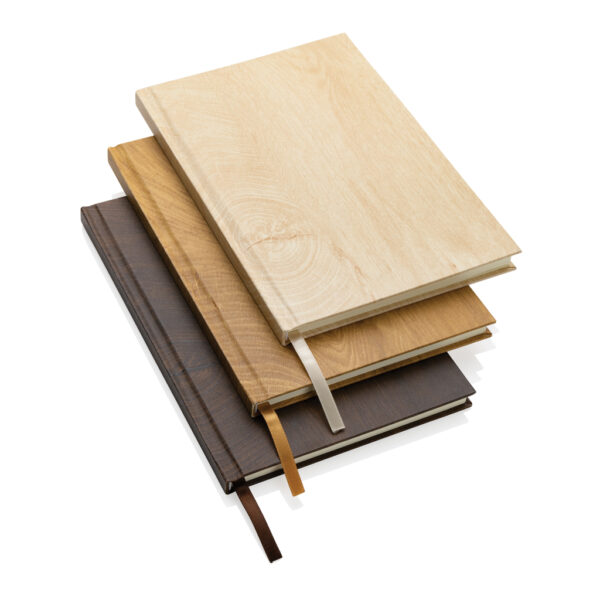 Kavana wood print A5 notebook - Light Brown