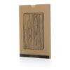 Kavana wood print A5 notebook - Light Brown