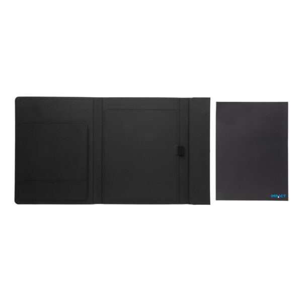 Impact Aware? A4 portfolio with magnetic closure - Black